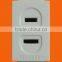 American Standard flush mounting 2 flat pin wall socket (AF6008)