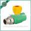 2016 plumbing material ppr male/female elbow valve manufacturer