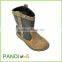 cow boy girl boots for children with buckle