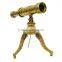 Antique Brass Mini Desk Top Spyglass Telescope with stand 12172