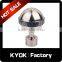 KYOK Nice Double Curtain Pole Finials, Chrome Curtain Rod Finial, Simple Design Modern Curtain Rod Finial