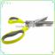 5 Blade Herb Scissor with Anti-Slip Silicone Coated On The Handle Five Stainless Steel Blades For Chopping Herbs Fast