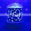 Led Falling star sky flash led christmas lids gift rotating indoor decorative lamp light