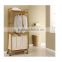 2015 New Style Bamboo laundry hamper trolley hot sale hamper basket with clothes rack                        
                                                Quality Choice