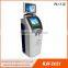 customizable touch screen kiosk with card printer
