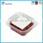 PET dispoable square container for fruit
