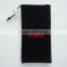 promotional embroidered mobile phone velvet pouches