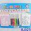 Education toy funny kids ABC practice writing board and diy coloring kit