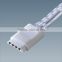 led electrical wire male female strip connector 2 pin white extension lead