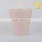 cylinder ceramic cup shaped flower pot painting designs