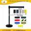 Bank queue line control barrier powder coating retractable barrier post