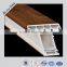 Wood laminated, International standard , high-performance windows&doors Upvc profiles manufacturers