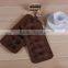 2016 new silicone products 6 cavities chocolate hard candy mold