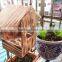 wooden bird feeder