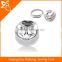 Casting stainless steel screw piercing ear plug, beautiful pressed earrings