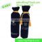 Navy Blue Velvet Drawstring Christmas Wine Bottle Bags with Tassel