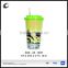 promotional high quality new plastic cups 20 oz 600ml double wall cup with lid