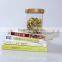 Transparent Glass Candy Tea Jar wholesale glass jars /Sample customized freely glass storage jars with airtight lids