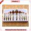 10pcs per set nylon oval make up brush for cosmetic and foundation brush with makeup brush box