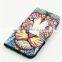 personalized animal design flip pattern PU leather case for samsung S6
