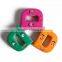 Mini cute letters rubber eraser 3 layer A/B/C;3d letter eraser