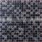 Factory black cracked crystal mosaic tile, glass brick mosaic tiles