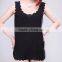 2016 Korean Fashion Women Slim Chiffon Tops Sleeveless Shirt Casual Blouse Vest