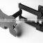 SPCC Swivel Retractable TV Wall Mount Brackets for 19 to 42 Inch TV with Adjustable Tilt 15 Degree