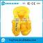 customised sports pvc inflatable baby swim vest, inflatable water kids life-saving jacket