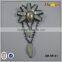 New leaf shape resin claw brooch for garment
