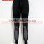 0096 OEM 97%POLYESTER 3%SPANDEX Draw String Women Mesh Stitiching Woven Running Jogger Pants