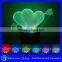 Creative Hearts Arrow Shaped 7 Colors Light Flashing LED Night Light Wedding Decoration Vision 3D Night Light