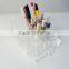 Fashion design clear elegant acrylic makeup organizer with drawers