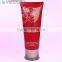 silk-screen printing plastic tube for cosmetic usage with flip top cap