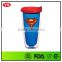 24oz insulated double wall promotion mug with plastic lid