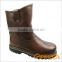 Alibaba Trade Assurance genuine leather high quality strong men shoes work, iso 20345, agriculture safety shoes facotry SA-3301