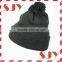 Custom blank plain pom pom beanies hat