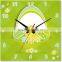 Funny Design Lovely Kids Room MDF Oil Painting Wall Clock