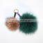 FB1 wholesale fur ball key chain