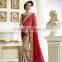 Turquoise Shimmer Net Saree