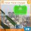 3W Window stick solar panel charger private label for mobile phone