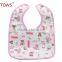 Waterproof Cotton Baby Bibs Plain White Softtextile