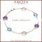 Korean Style 2016 New Design semi precious stone bracelet