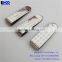 Hot sale fashion custom polished blank stainless steel money clip