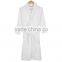 pure white stock lady thermal bathrobe