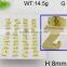 Wholesale latest letter Z gold earring designs