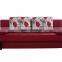 Factory supply modern design red fabric price of sofa cum bed