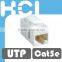 Taiwan Manufacturer RoHS2 RJ45 Cat6 180 Degree Unshielded UTP Straight Keystone Coupler