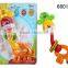 2015 hot selling non-toxic CE teethbaby rattle squeaky toys