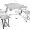 Modern Table And Chair Set Metal Outdoor Cheap Dining Room Camping Plastic Folding Table